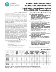 MAX488CSA+ Datenblatt PDF