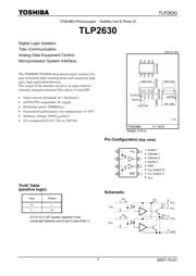 TLP2630F datasheet.datasheet_page 1