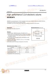 BD3814FV 数据规格书 1
