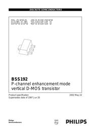 BSS192,115 Datenblatt PDF