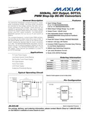 MAX5026EUT+T Datenblatt PDF