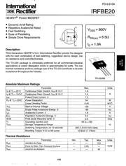 IRFBE20S datasheet.datasheet_page 1