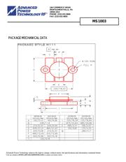 MS1003 数据规格书 3