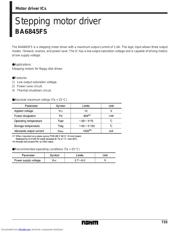 BA6845FSE2 数据规格书 1