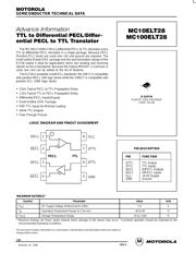 MC100ELT28D 数据规格书 1