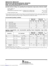 SN74ALS158NSR 数据规格书 4