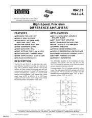 INA133U Datenblatt PDF