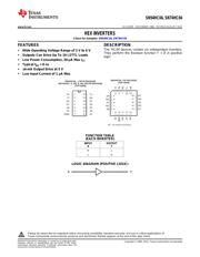 SN74HC04D datasheet.datasheet_page 1