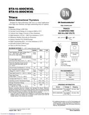 BTA16-600CW3 数据规格书 1