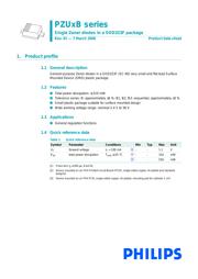 PZU33 datasheet.datasheet_page 1