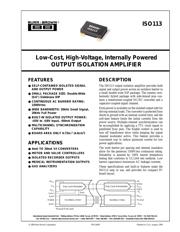 ISO113/2K5 datasheet.datasheet_page 1