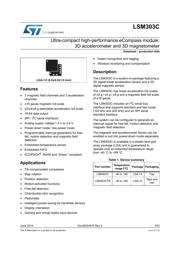 LSM303CTR datasheet.datasheet_page 1