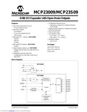 MCP23009 数据规格书 1