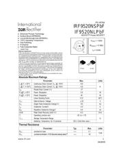 IRF9520NSPBF 数据规格书 1