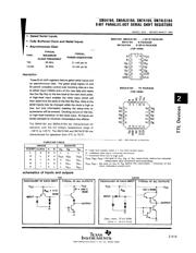 SN74LS164N Datenblatt PDF