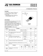 BTA16-700B datasheet.datasheet_page 1