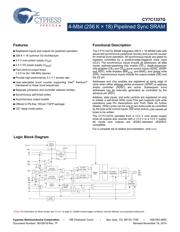 CY7C1327G-166AXC datasheet.datasheet_page 1