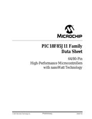 PIC18F64J11T-I/PT 数据规格书 1