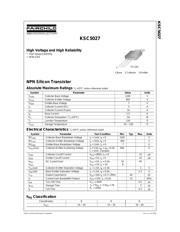 KSC5027OTU 数据手册