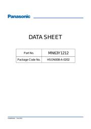 MN63Y1212-E1 数据规格书 1