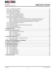 MX25V1635FZNI 数据规格书 3