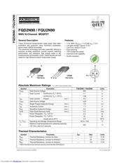 FQU2N90 datasheet.datasheet_page 1