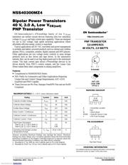 NSS40300MZ4T1G 数据规格书 1