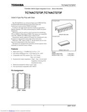 TC74ACT273 数据规格书 1