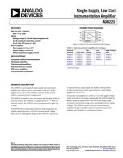 AD8223AR-RL 数据规格书 1