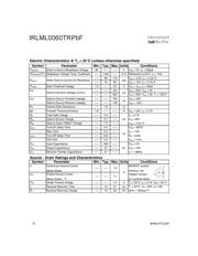 IRLML0060TRPBF 数据规格书 2