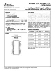 74HC4515D,653 Datenblatt PDF