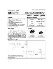 IR2117PBF 数据手册