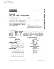 NC7SZ32 datasheet.datasheet_page 1