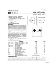 IRF9520NS 数据规格书 1