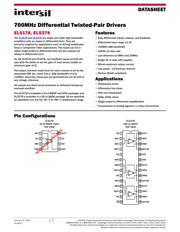 EL5178IYZ-T13 datasheet.datasheet_page 1