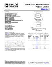 ADA4638-1ACPZ-RL 数据规格书 1