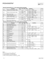 IRGS4056DPBF datasheet.datasheet_page 2