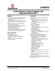 LAN9252TI/ML 数据规格书 1