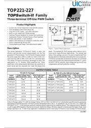 TOP226YN datasheet.datasheet_page 1