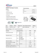 BSS127H6327XTSA2 Datenblatt PDF