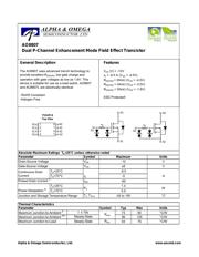 AO8807 数据规格书 1