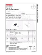 FQB22P10TM datasheet.datasheet_page 2