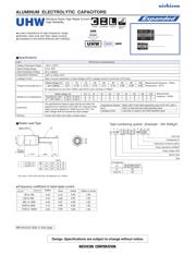 UHW2A391MHD3TN 数据规格书 1