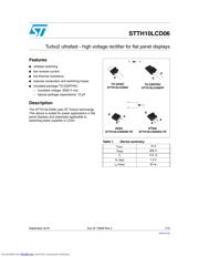 STTH10LCD06 datasheet.datasheet_page 1