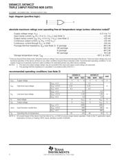 SN74HC27DR datasheet.datasheet_page 2