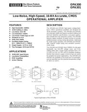 OPA301 datasheet.datasheet_page 1