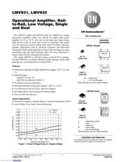 LMV932DMR2G 数据规格书 1