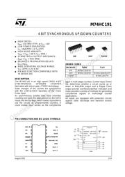 M74HC191B1R datasheet.datasheet_page 1
