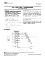 DS92LV1260TUJB/NOPB datasheet.datasheet_page 1