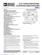 AD9613 datasheet.datasheet_page 1